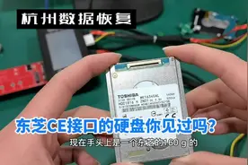 东芝CE接口的硬盘你见过吗？东芝160G硬盘数据MK1634GAL恢复案例视频封面