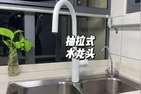 厨房一定要安装抽拉水龙头，水槽每个角落都能轻松清洗到。视频封面