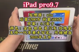 #二手ipad #平板电脑 #苹果平板 iPad pro9.7款 2016年上市视频封面