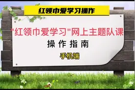 红领巾爱学习操作指南，仅供参考视频封面