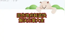固伤地府耗蓝快 解决方案大全    #梦幻西游 #樱桃派对视频封面