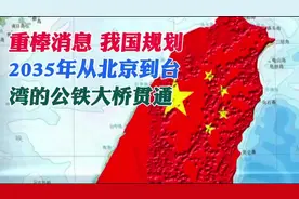 #重磅消息 #我国规划 我国规划2035年从北京到台湾的公铁大桥贯通视频封面