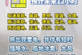 云南省气象台2022年7月5日12时30分发布强对流黄色预警。你所在的区域下雨了吗？#暴雨⛈ #天气 #昆明的天气说变就变  视频封面
