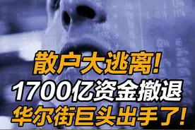 #美国散户正加速逃离美股 700亿资金撤退，华尔街巨头出手了！美股信仰崩塌？ #财经 视频封面