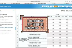 汇算清缴：资产折旧、摊销纳税调整明细表（1）#会计实操视频封面