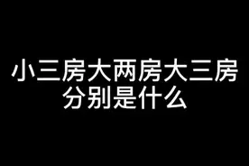 小三房和大三房分别指的是什么视频封面