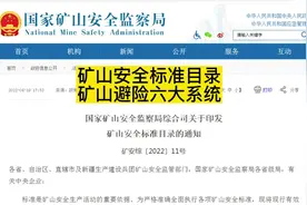 国家矿山安全监察局 矿山安全标准目录 #矿山避险六大系统视频封面