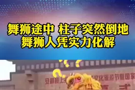 舞狮途中柱子倒地，咋办？！#郑州大民生 视频封面