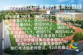 2022开州区重点高中录取分数线及征集志愿#中考 #志愿填报