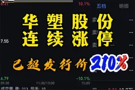 恭喜！华塑股份连续涨停！已超发行价210%！#定远 视频封面