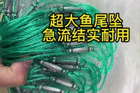 急流水水域捕鱼粘网，江河湖海水流快的地方也能使用，坠子大视频封面