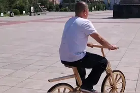 我用木头制作一台自行车视频封面