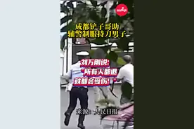 挺身而出！#成都铲子哥助辅警制服持刀男子 #平民英雄 #暖心正能量 #政媒原创作者联盟 @DOU+小助手视频封面