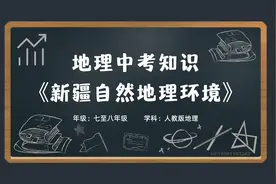 初中七八年级地理会考学科知识大百科动画《新疆的自然地理环境》视频封面
