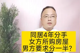同居期间所购房屋分手时如何处理？#南京律师 #2022抖来普法视频封面