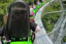 有幸体验河南新开的山地过山车🎢#肥鱼队长 #撒欢吧夏天 #暑假嗨玩计划 #过山车 #过山车第一视角视频封面