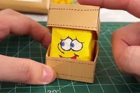 用纸做个好玩又可爱的解压玩具，敲一敲，很解压#手工diy #解压 #折纸视频封面