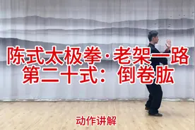 陈式太极拳·老架一路分解教学#太极拳 #陈氏太极拳 第二十式视频封面