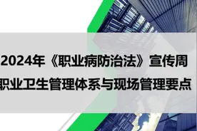 2024年《职业病防治法》宣传周-职业卫生管理体系与现场管理视频封面