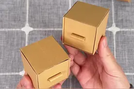 折纸迷你抽屉收纳盒，看起来有好多用途，动手试试吧#折纸 #手工diy #收纳盒视频封面