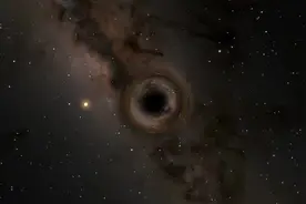 壮观了！当恒星围绕黑洞运行，那会如何？#天文视频视频封面