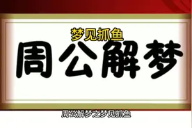 周公解梦之梦见抓鱼，抓鱼在梦境中通常代表着追求目标视频封面
