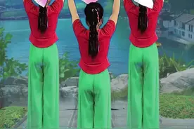 《今天是个好日子》扇子舞背面完整版#简单好看又好学 #抖音广场舞 #爱跳舞爱生活舞出好心情 #零基础学舞蹈 #适合新手的扇子舞推荐视频封面