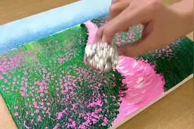 来一幅春天乡村美景丙烯小画 今天来一幅春天里的乡村美景小画吧视频封面