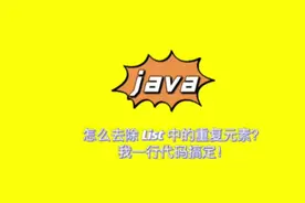 如何去除list中的重复元素？#程序员 #计算机 #代码视频封面
