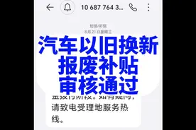汽车以旧换新报废车辆补贴，终于审核通过了，你们都到哪个阶段了视频封面