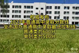 普高最低分数线600#新疆中考 #民办学校 #成绩出来了视频封面