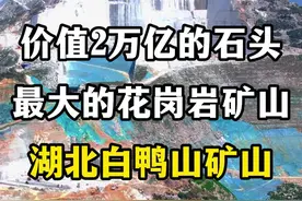 价值两万亿的山，你见过吗？湖北白鸭山矿山。 #白鸭山矿山 #白鸭山 #国内旅游地推荐 #湖北旅游景点推荐 #湖北白鸭山视频封面
