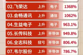 2024年半年报科技股业绩预增前100名#业绩预告 #科技股 #业绩业绩 #科技股票视频封面