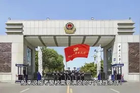 #创作灵感 #警校生  #升学规划 #警校 报考警校的四项条件视频封面