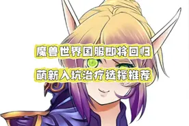 魔兽世界国服即将回归，萌新入坑治疗选择推荐 #魔兽世界视频封面