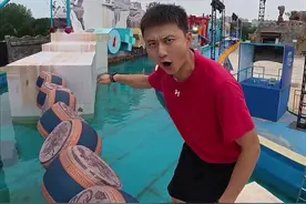 水上闯关之沉浸式体验黄河文化大会新手版本！ #转转 #黄河文化大会#水上闯关#黄河文化大会琅琊风云榜  #第一视角