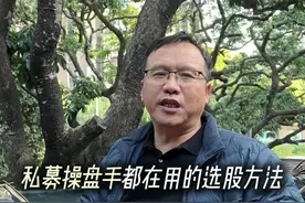 私募操盘手都在用的选股方法 #主力 #独立思考 #邻居大爷在身边视频封面
