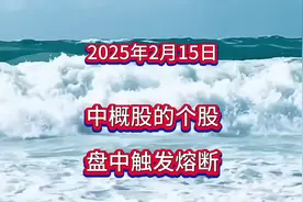 中概股个股爆涨盘中触发熔断 #中概股 #美股 #行情分析 #中国资产视频封面
