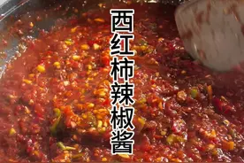 西红柿辣椒酱 家里有吃不完的西红柿，给它做成辣椒酱，不管夹馍还是拌面都好吃😋#下饭神器 #秘制酱料