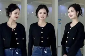 普通宝妈跟着气质女神高圆圆学穿搭！身高165体重96斤，上身效果可以吗？#高圆圆 #秋冬才是韩系穿搭主场 #穿搭 #秋冬一周通勤穿搭指南视频封面