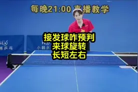 接发球咋盯球 #乒乓球教学视频封面