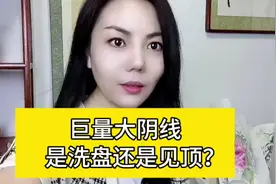 巨量大阴线是洗盘还是见顶呢？#A股 #股民 #dream创作者计划视频封面