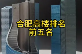 合肥高楼排名前五名#合肥地标三件套 #合肥地标建筑 #安徽电视中心 #航拍合肥