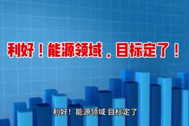 利好！能源领域，目标定了！#技术改造#政府补贴#新能源#能源管理视频封面