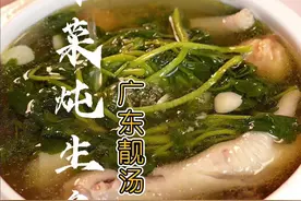 西洋菜炖生鱼 酒店同款“西洋菜炖生鱼”详细做法步骤告诉你 #广东靓汤 #煲汤 #滋补养生 #西洋菜 #生鱼视频封面
