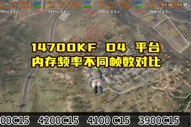 14700K超频后主频5.8g内存3900c15-4300c15同场景帧数对比实测视频封面