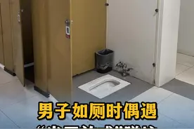 男子如厕时偶遇“半开放式”蹲坑，网友：上厕所也有示范点了？ 来源：#小羊拍客 #搞笑 #爆笑 #奇葩 #这是一个悲伤的故事视频封面