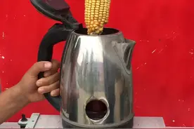 废旧洗衣机电机改装玉米脱粒神器#手工 #变废为宝 #diy #制作过程 #技术分享
