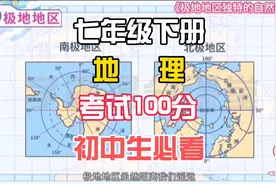 七年级下册地理《极地地区独特的自然环境》人教版，期末复习视频封面