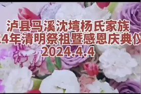 弘扬家簇文化，我姓杨，我自信，传承美德，传承家风视频封面